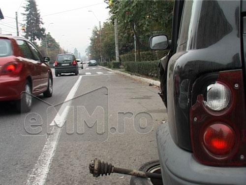 Foto: accident Victoriei, Baia Mare (c) eMaramures.ro